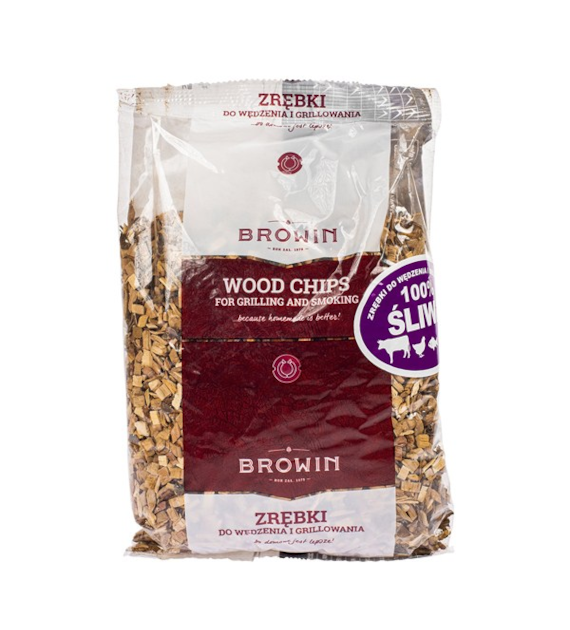 BROWIN-ZRĘBKI ZAPACHOWE 100% ŚLIWA KL8 - 450G 780304