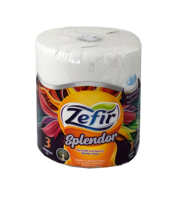 RĘCZNIK PAPIEROWY ZEFIR SPLENDOR SOFT 3W 60MB RKC3008