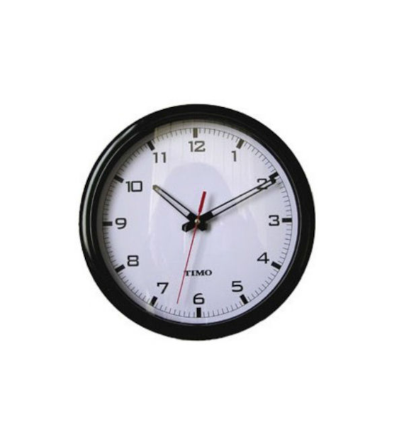 FENIKS-ZEGAR ŚCIENNY 26CM *TIMO 29* CZARNY