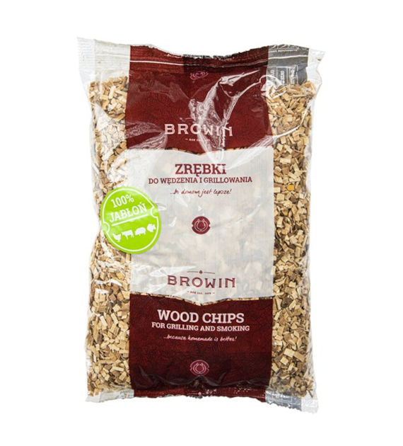 BROWIN-ZRĘBKI ZAPACHOWE 100% JABŁOŃ  - 450G 780504