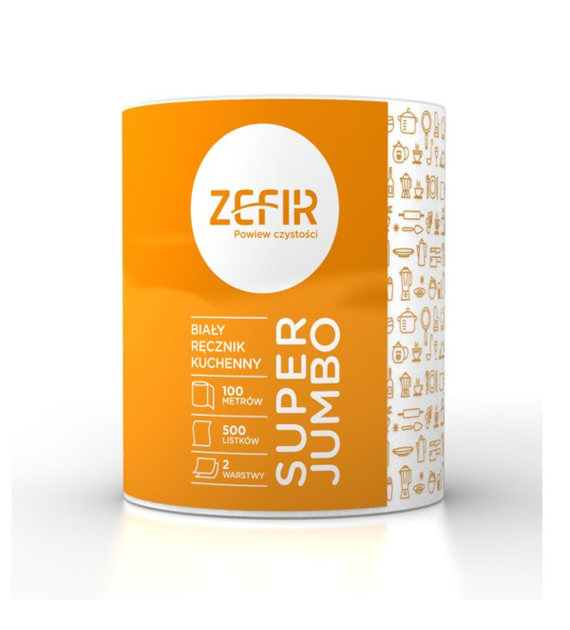 RĘCZNIK PAPIEROWY ZEFIR SUPER JUMBO 2W RKC2004